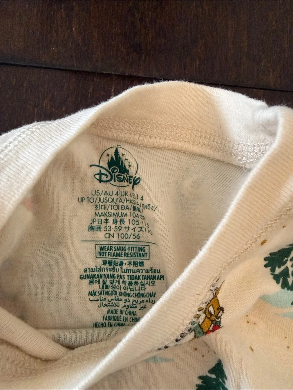 Disney two tree worn